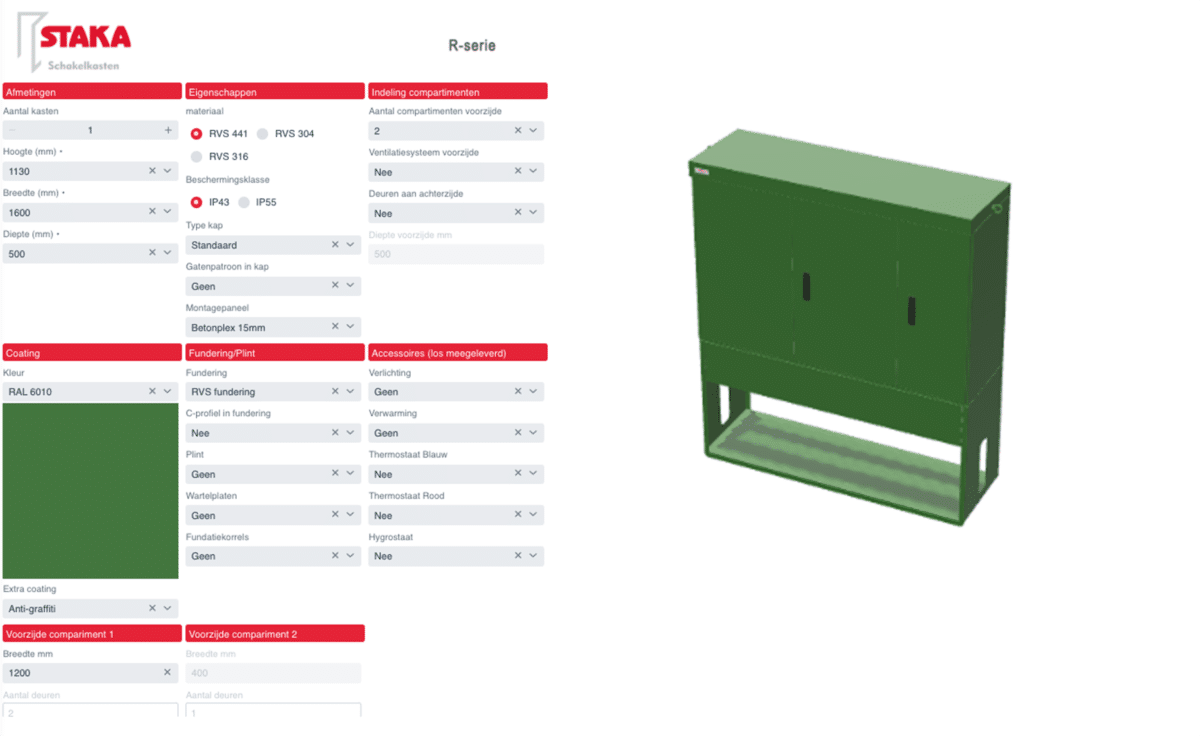 product configurator ontwikkelen